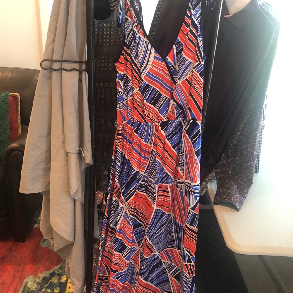 Alice & Trixie silk maxi dress, size L